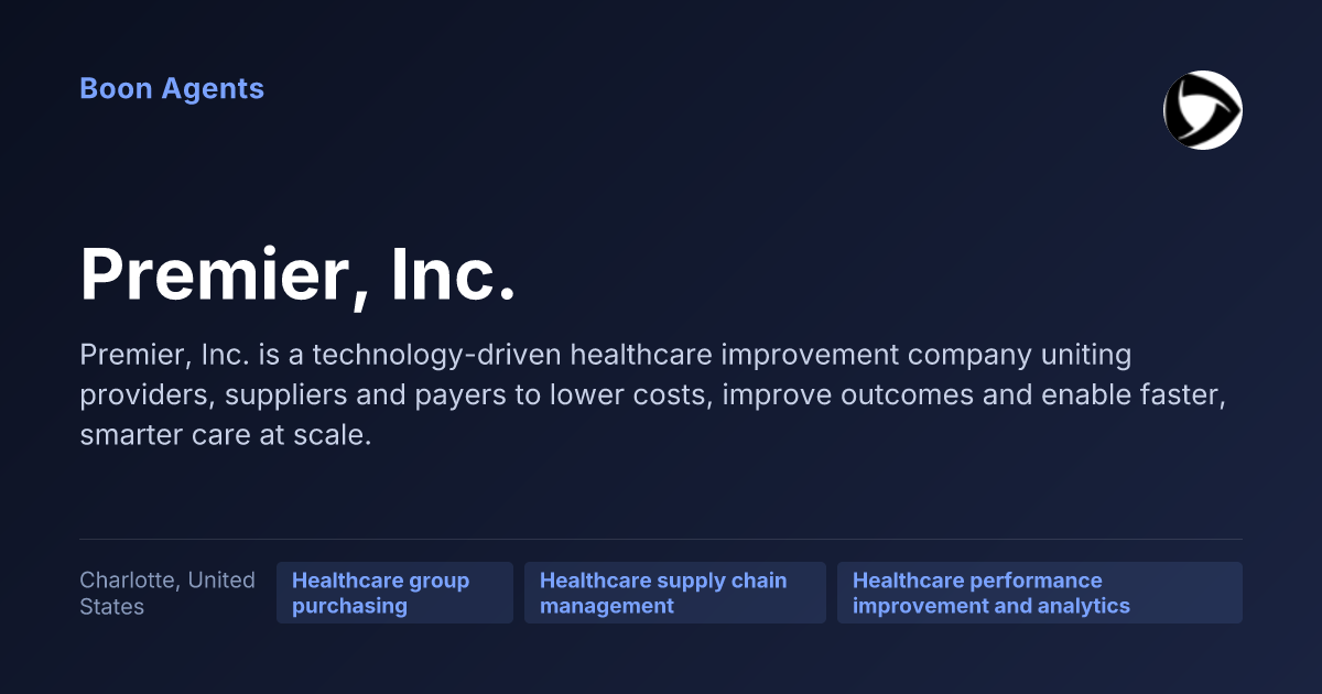 Premier, Inc. — company overview