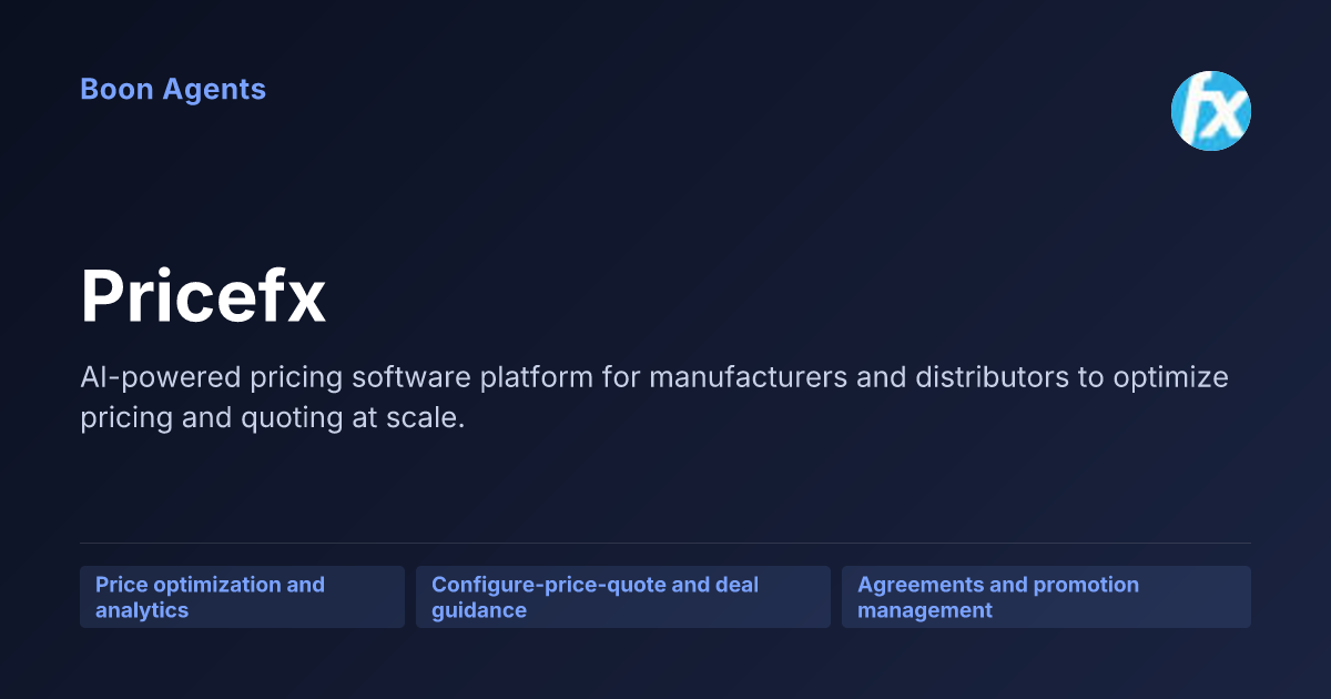 Pricefx — company overview