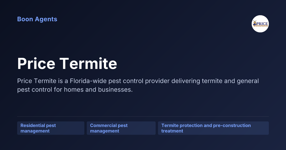 Price Termite — company overview