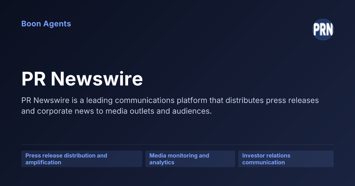 PR Newswire — company overview