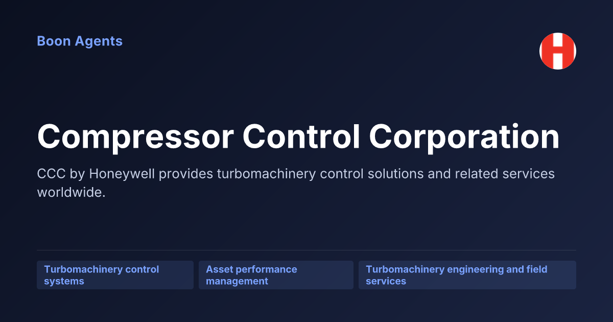 Compressor Control Corporation — company overview