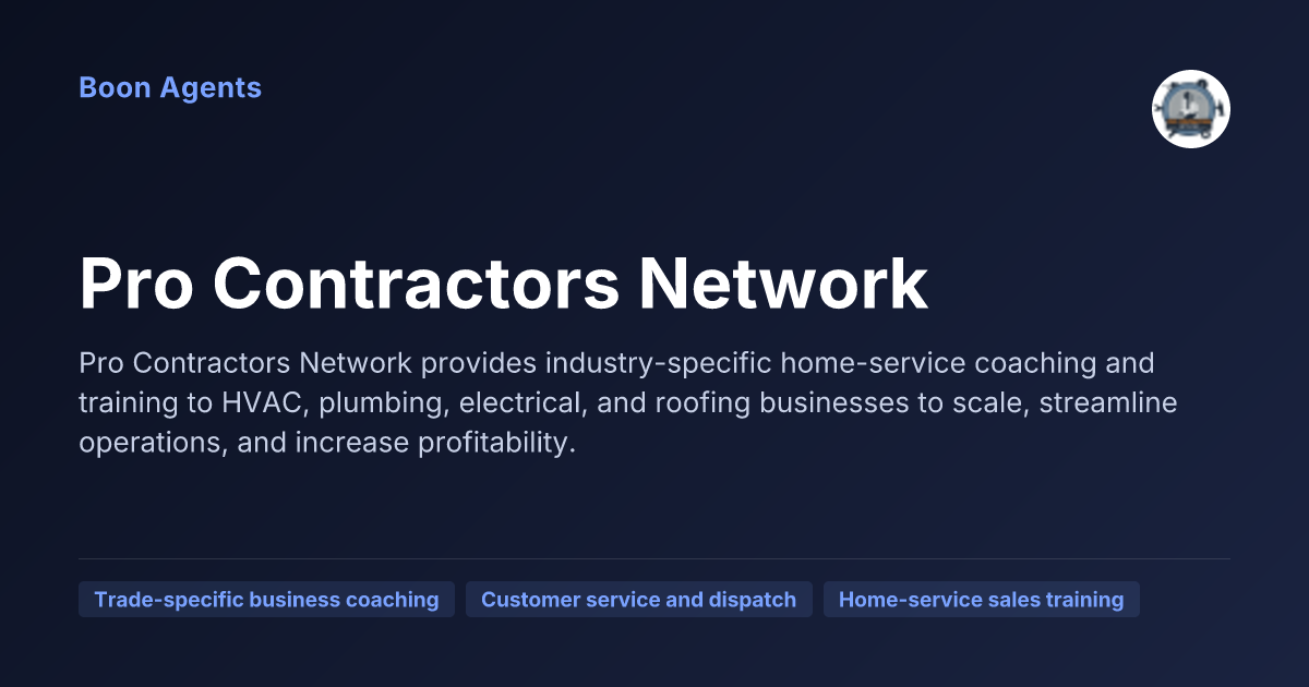 Pro Contractors Network — company overview