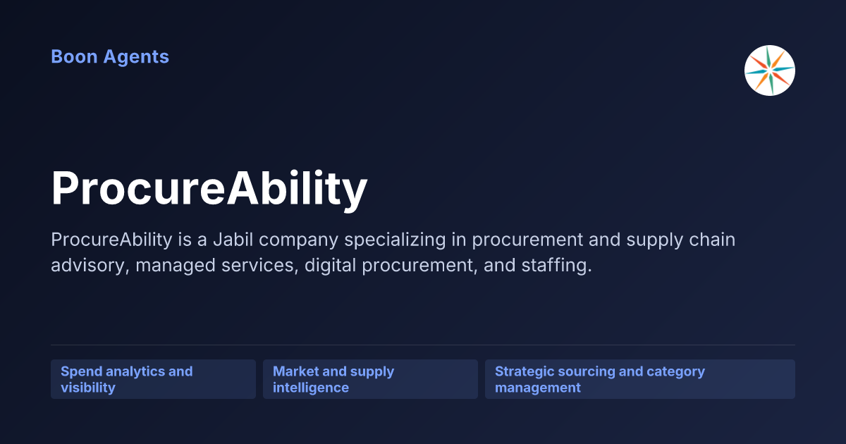 ProcureAbility — company overview