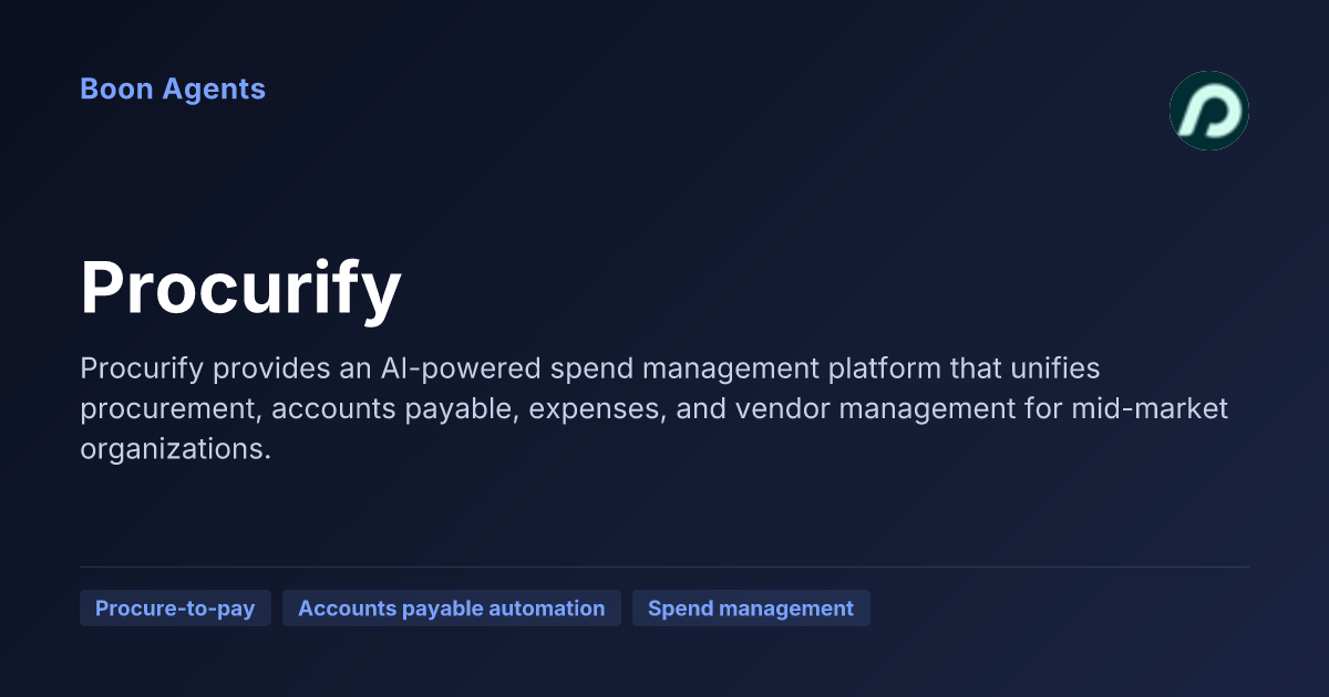 Procurify — company overview