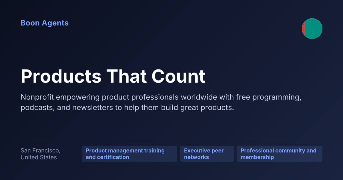 Products That Count — company overview
