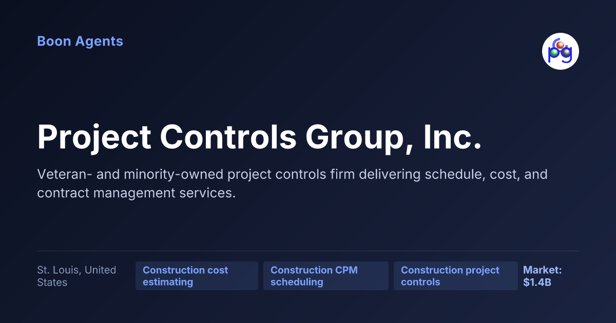Project Controls Group, Inc. — company overview
