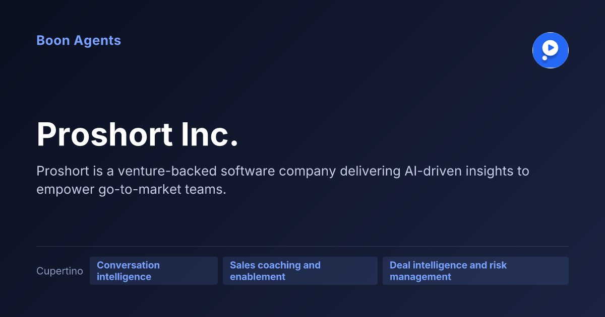 Proshort Inc. — company overview