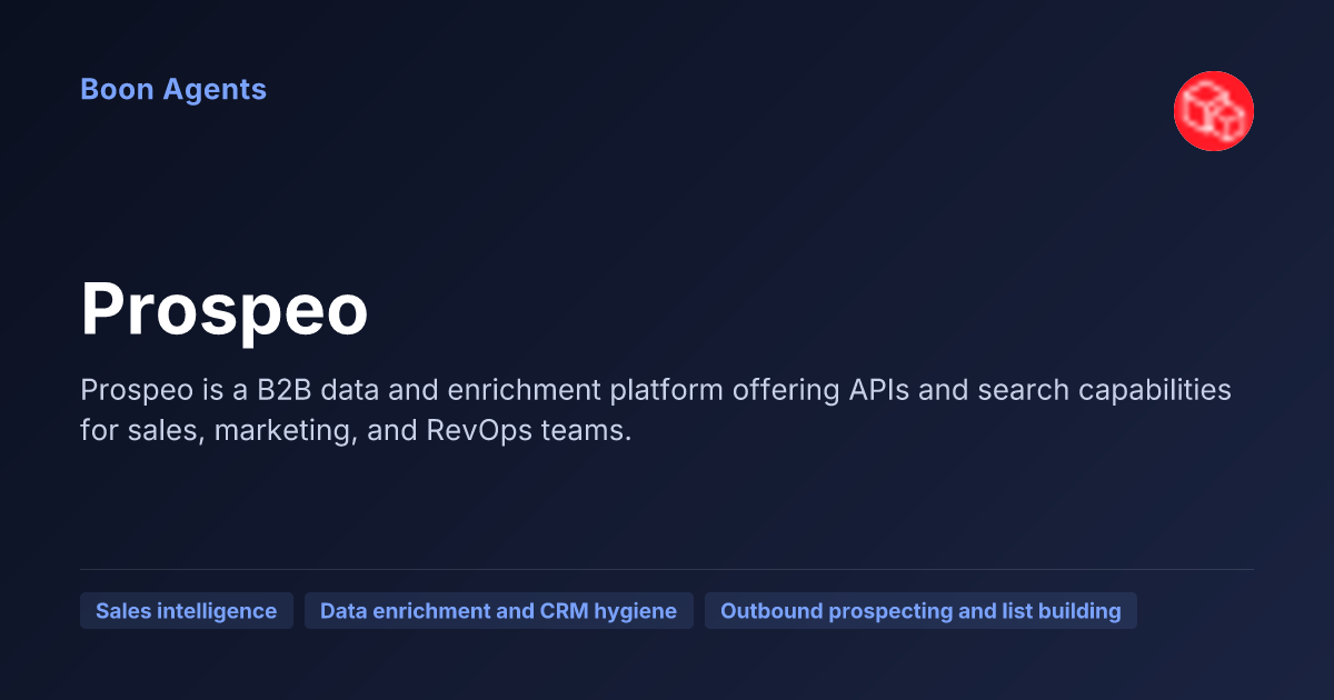 Prospeo — company overview