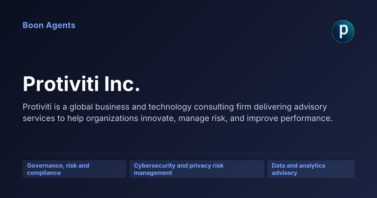 Protiviti Inc. — company overview