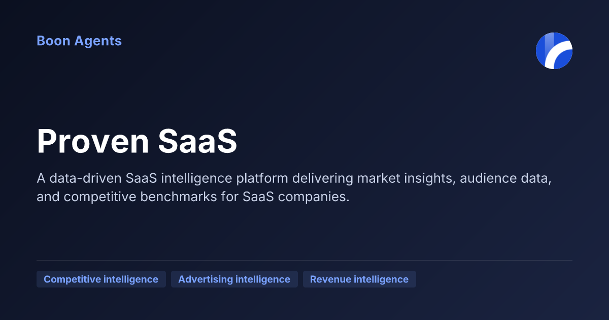 Proven SaaS — company overview