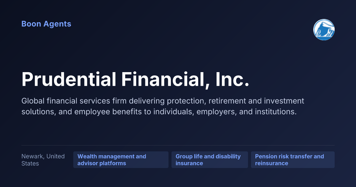 Prudential Financial, Inc. — company overview