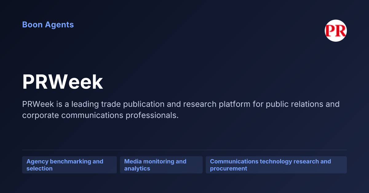 PRWeek — company overview