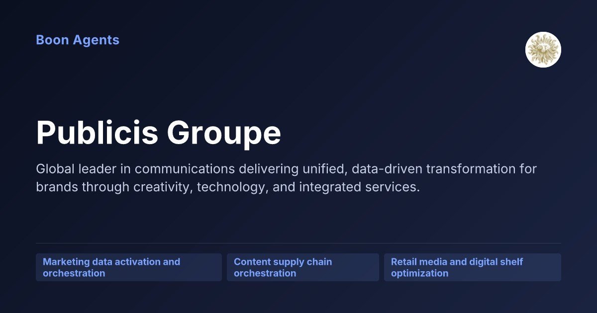 Publicis Groupe — company overview