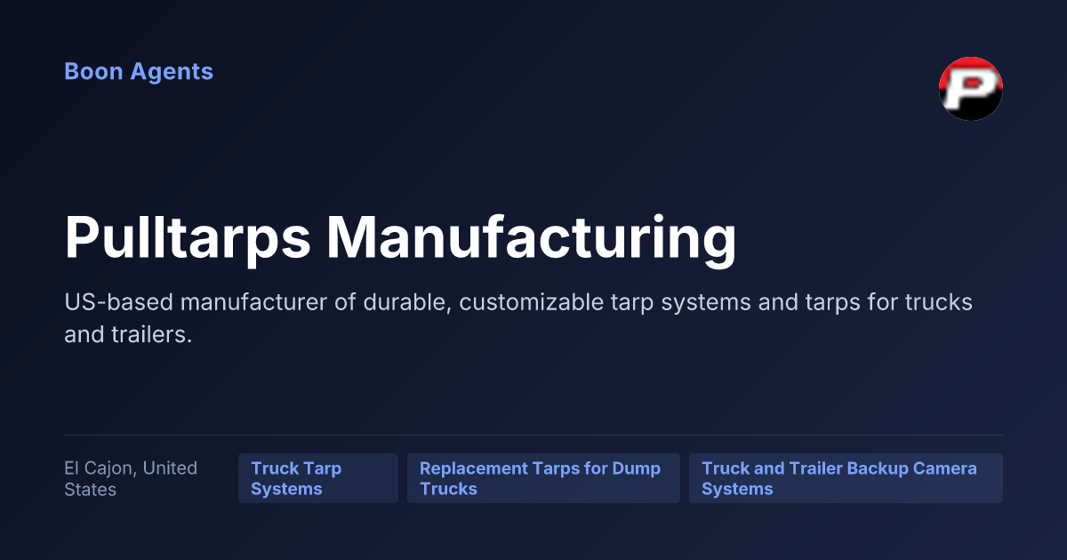 Pulltarps Manufacturing — company overview