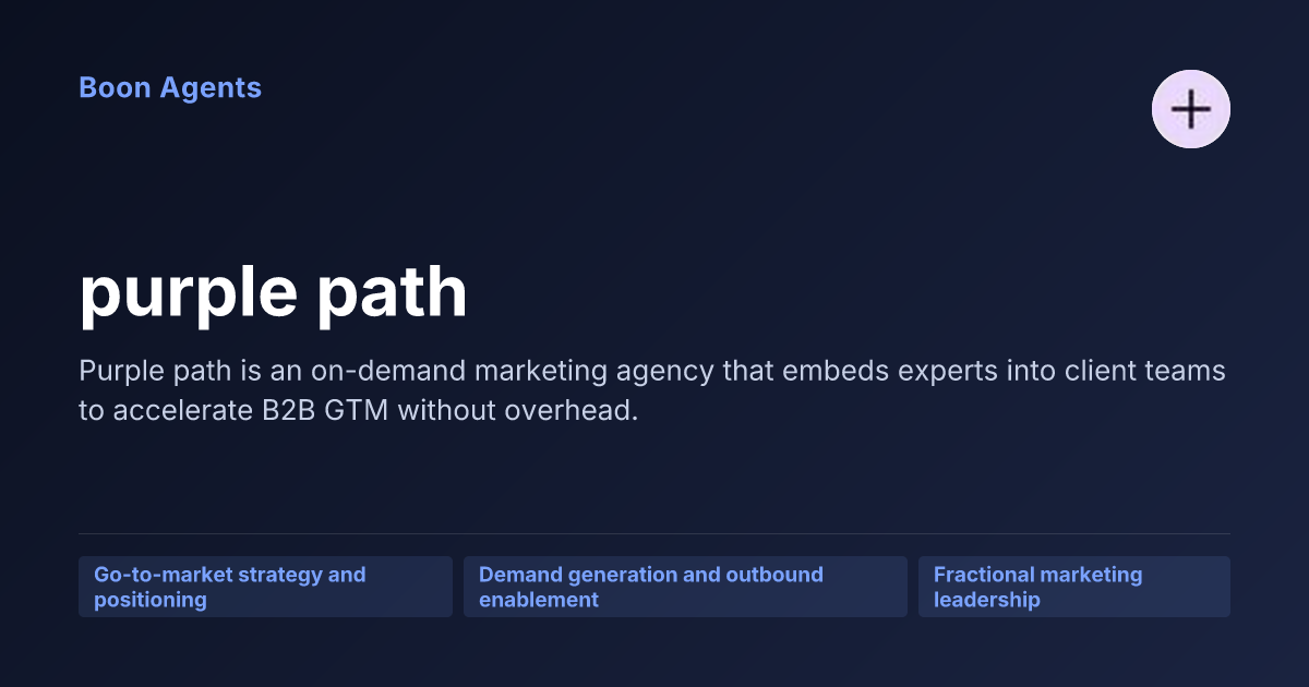purple path — company overview