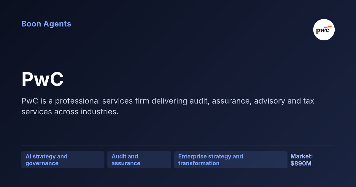 PwC — company overview