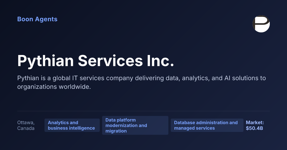 Pythian Services Inc. — company overview