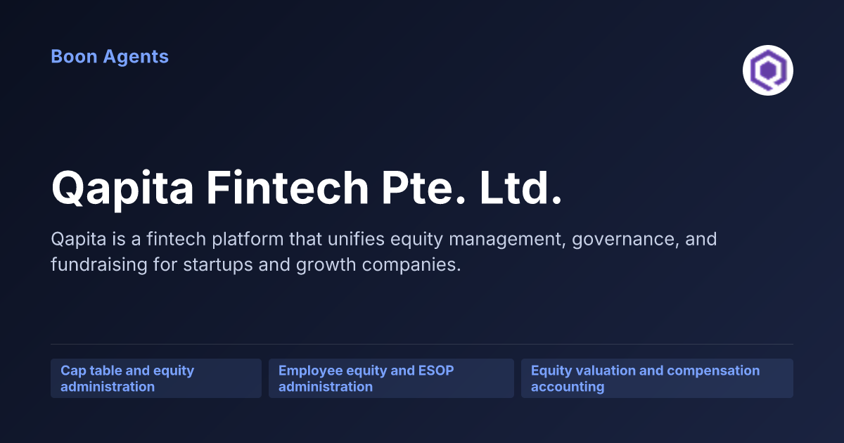 Qapita Fintech Pte. Ltd. — company overview