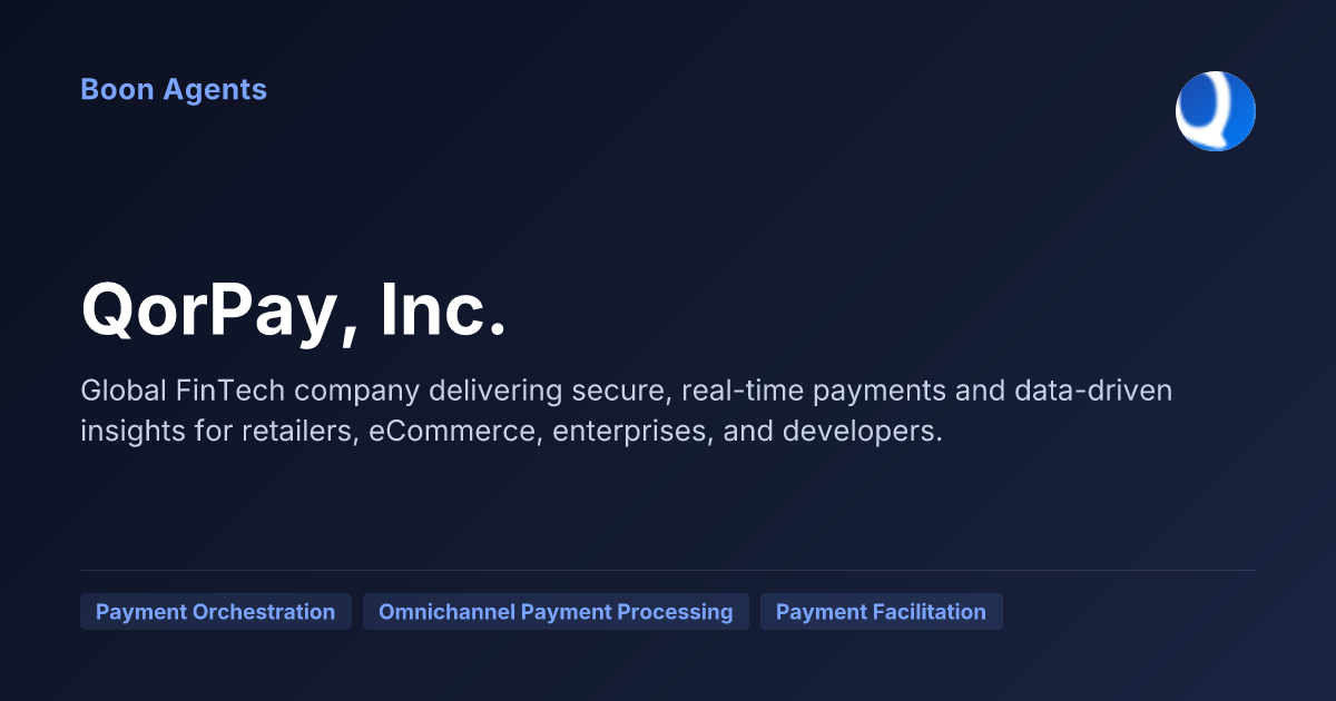 QorPay, Inc. — company overview