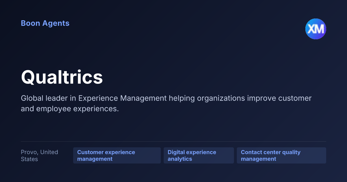 Qualtrics — company overview