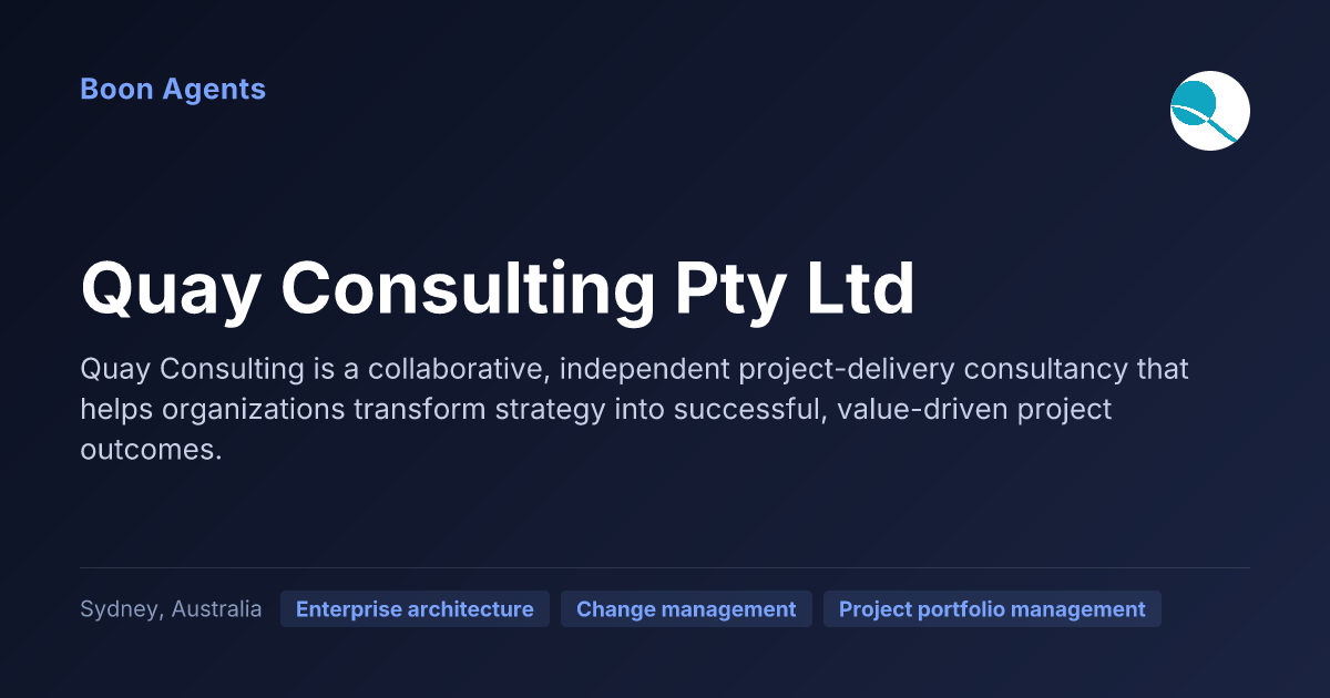 Quay Consulting Pty Ltd — company overview