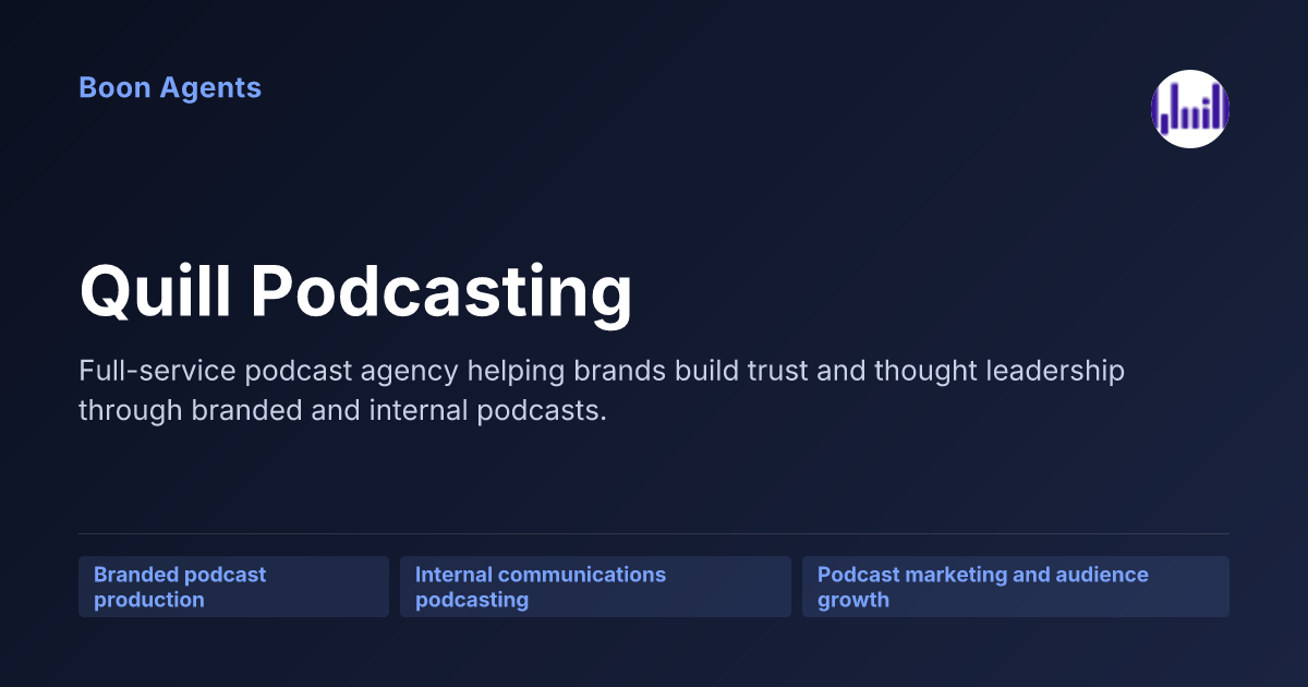 Quill Podcasting — company overview