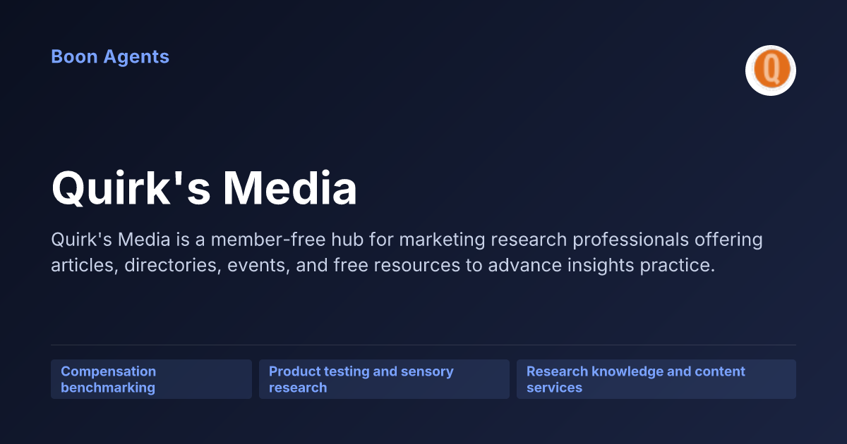 Quirk's Media — company overview