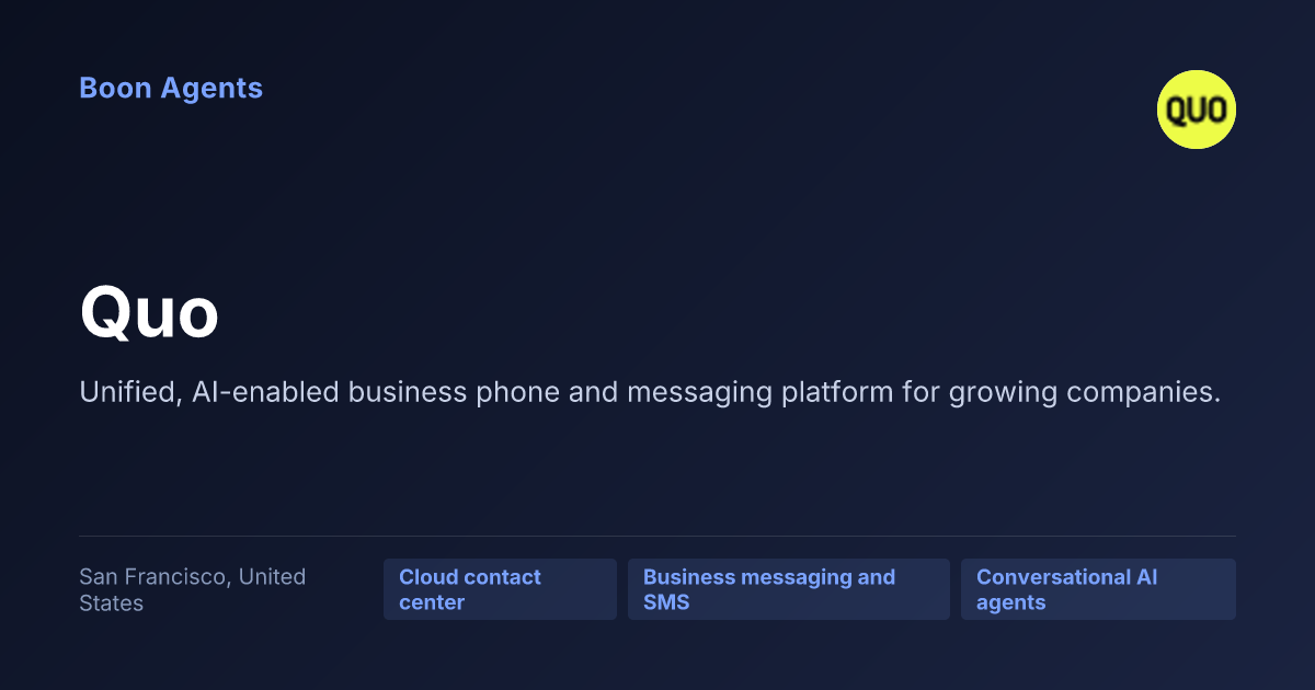 Quo — company overview