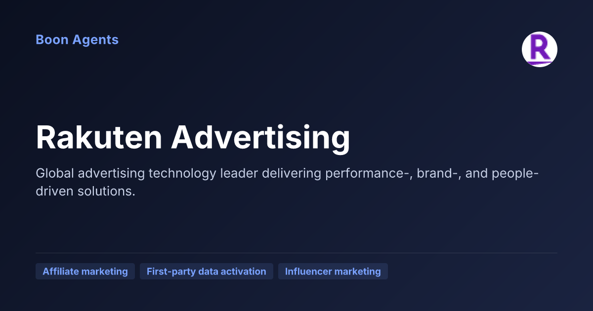 Rakuten Advertising — company overview
