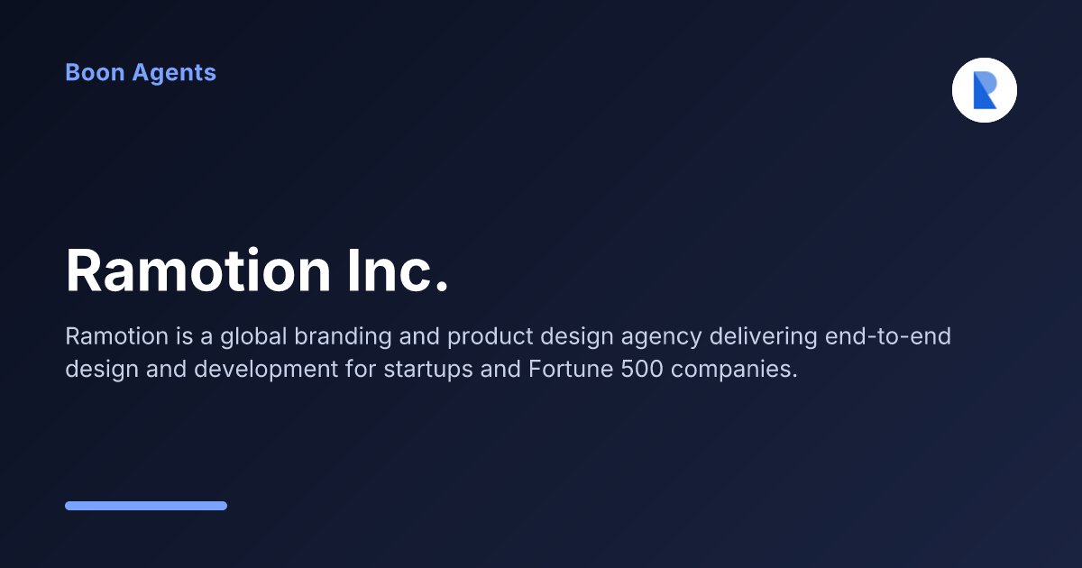 Ramotion Inc. — company overview