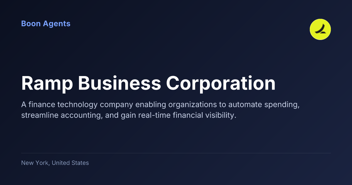 Ramp Business Corporation — company overview