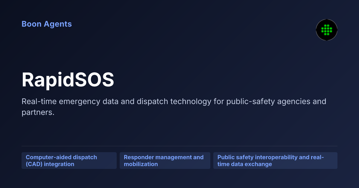 RapidSOS — company overview