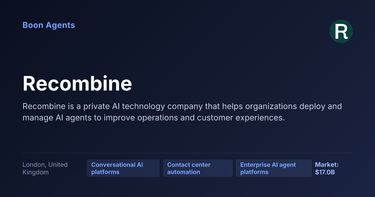 Recombine — company overview