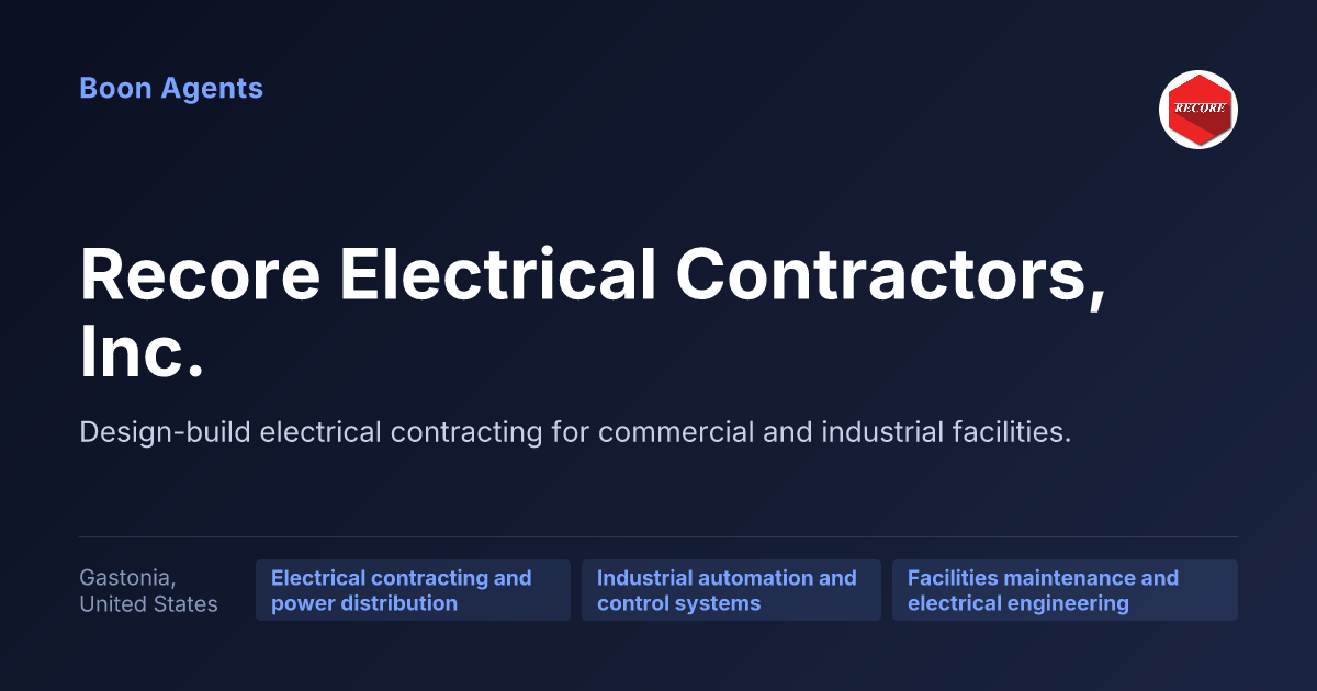 Recore Electrical Contractors, Inc. — company overview