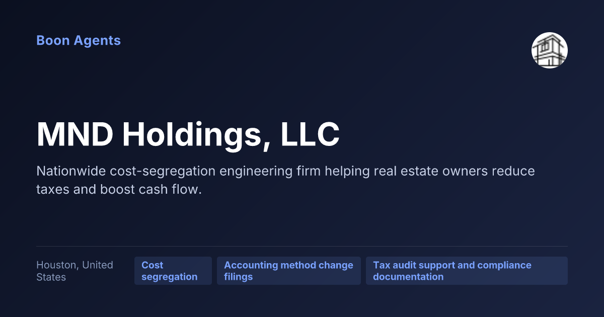 MND Holdings, LLC — company overview