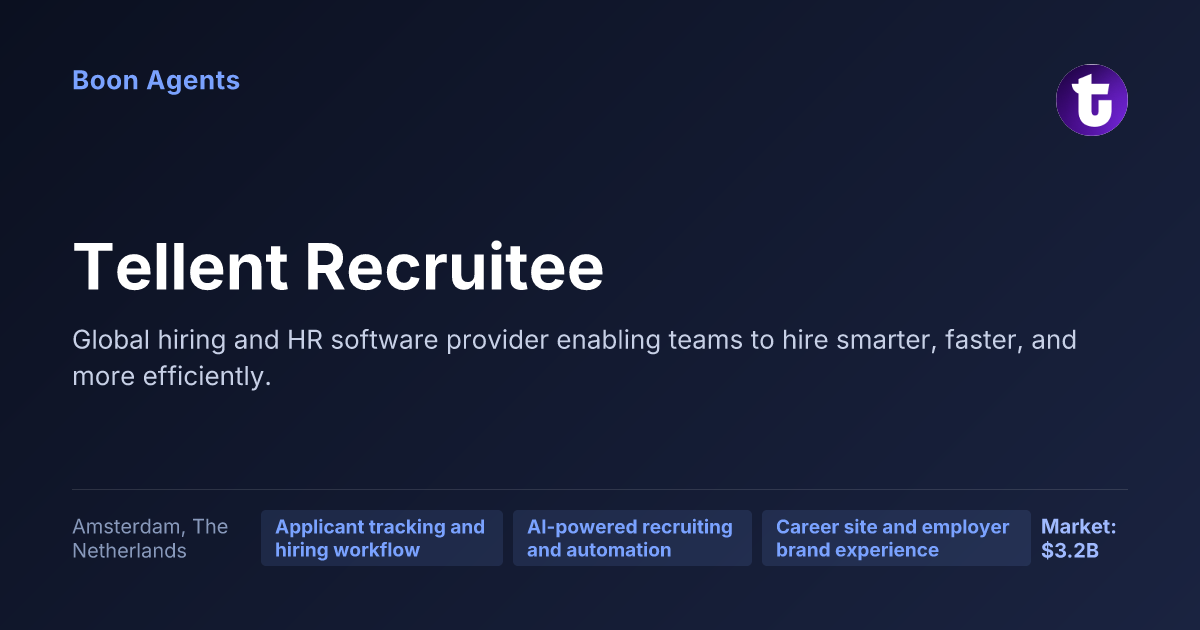 Tellent Recruitee — company overview