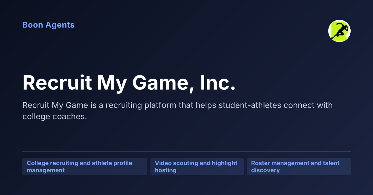 Recruit My Game, Inc. — company overview