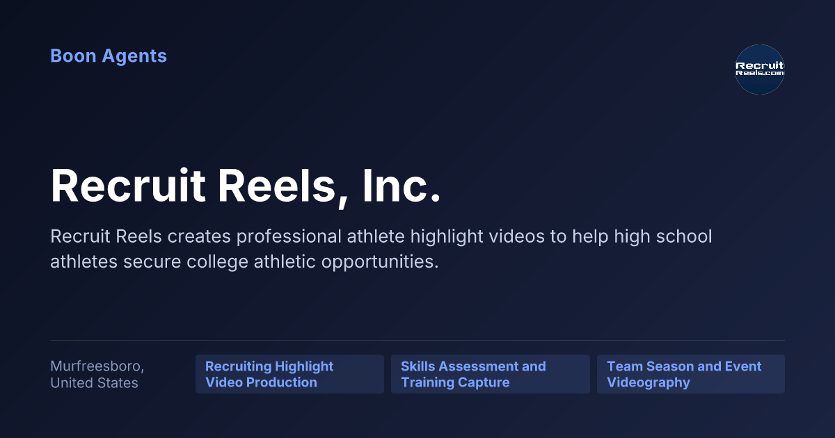 Recruit Reels, Inc. — company overview