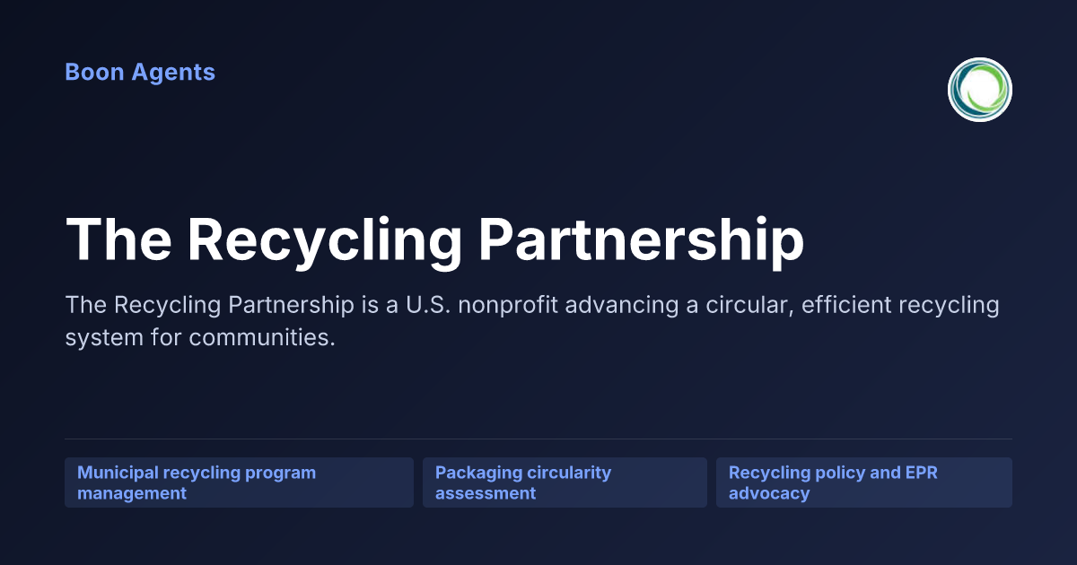 The Recycling Partnership — company overview