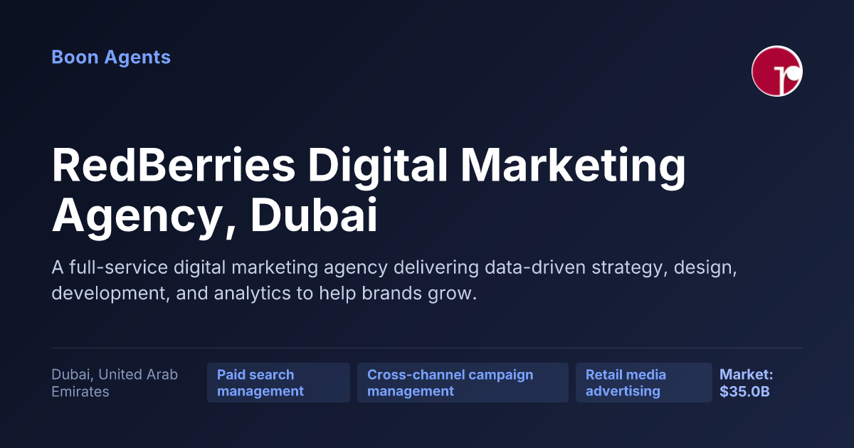 RedBerries Digital Marketing Agency, Dubai — company overview