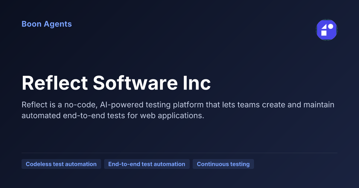 Reflect Software Inc — company overview