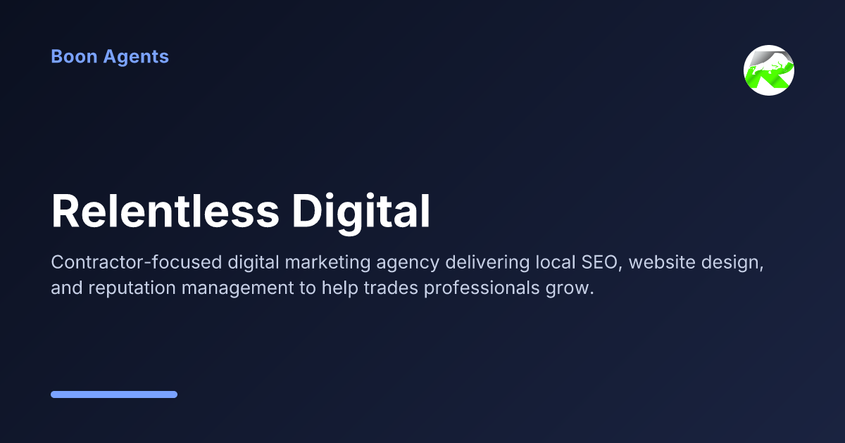 Relentless Digital — company overview