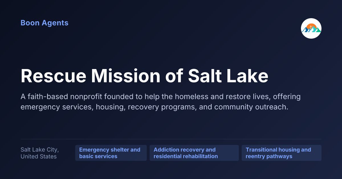 Rescue Mission of Salt Lake — company overview