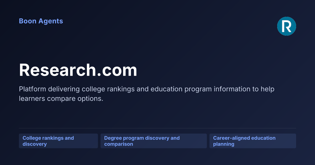 Research.com — company overview