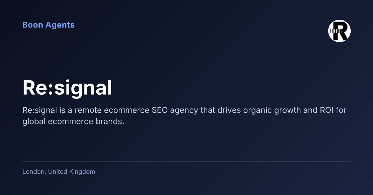 Re:signal — company overview