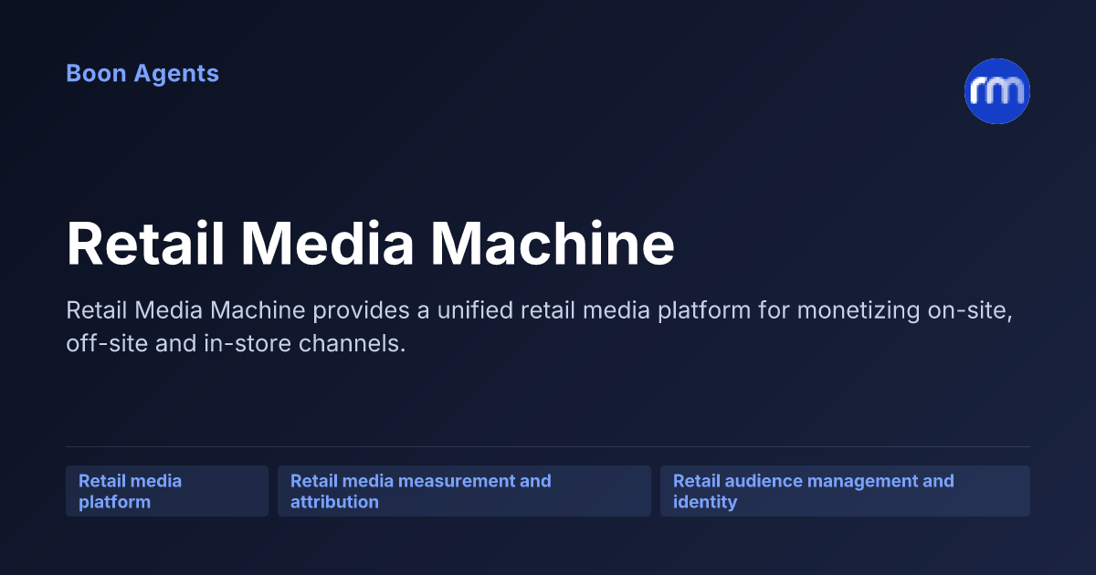 Retail Media Machine — company overview