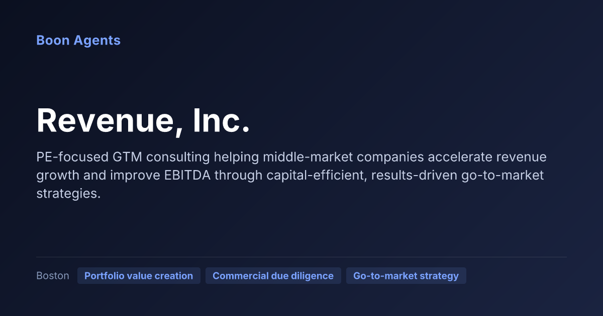 Revenue, Inc. — company overview
