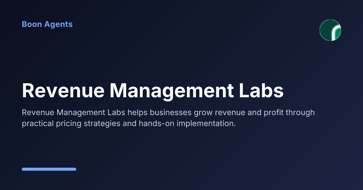 Revenue Management Labs — company overview