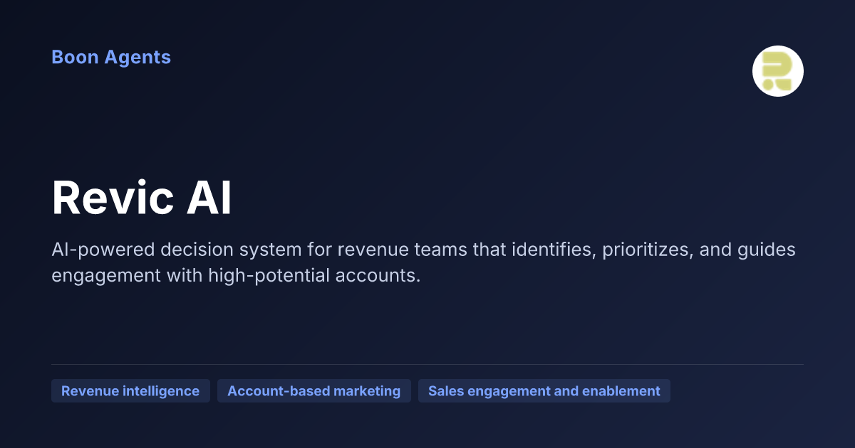 Revic AI — company overview