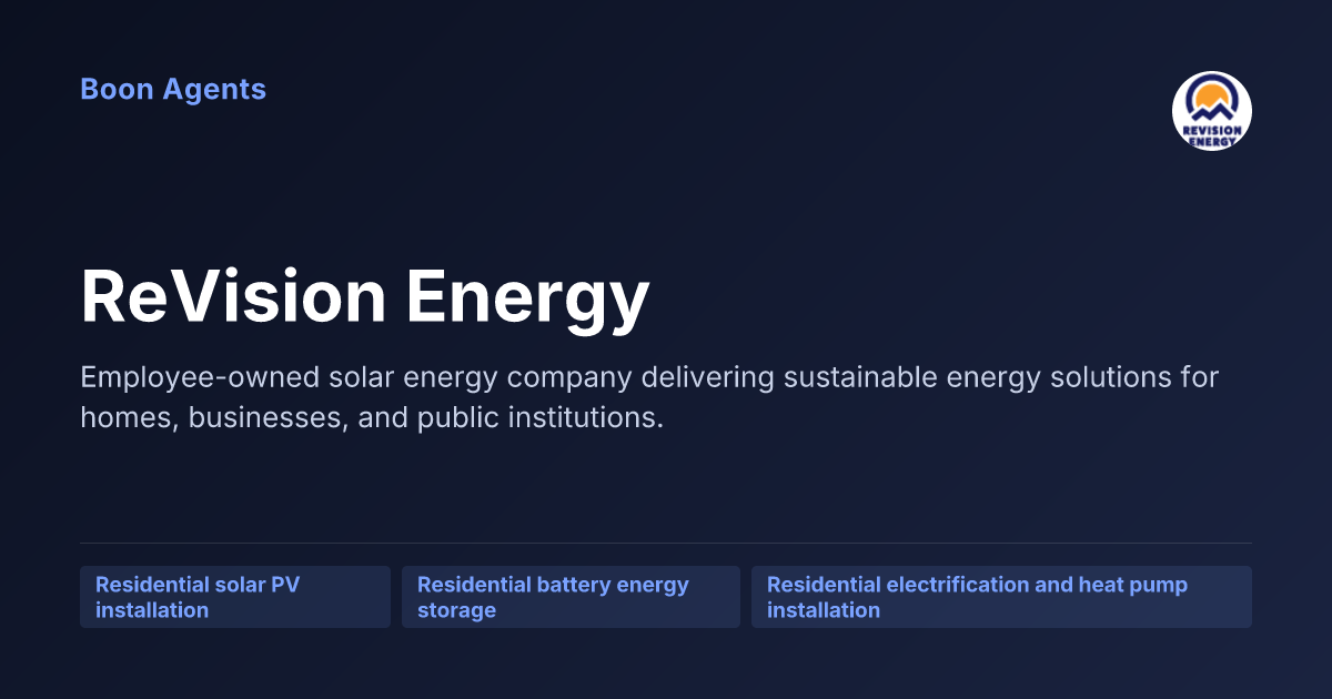 ReVision Energy — company overview